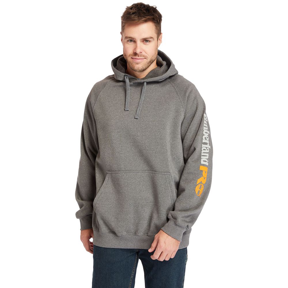 Sudadera Timberland Hombre Pro® Big & Tall Hood Honcho Sport Hoodie Gris Oscuro - Chile PKB-605134